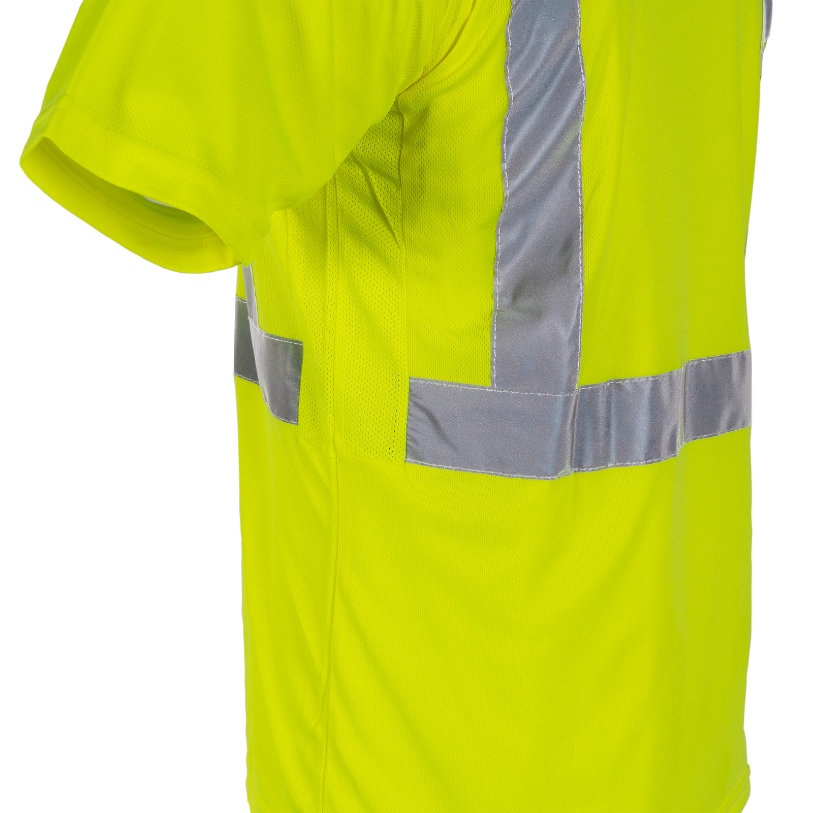 High Visibility Safety T-Shirt with Breathable Mesh Side Panels S-TS-25