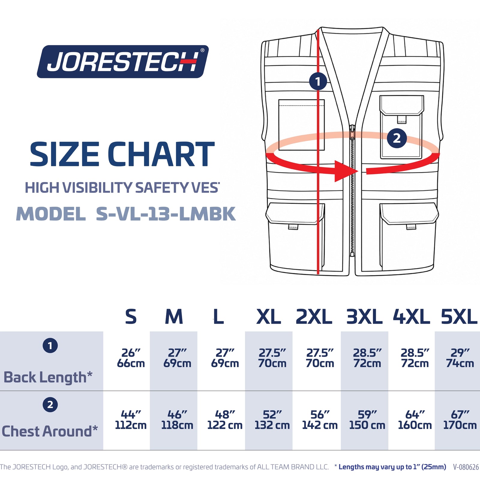 High Visibility Safety Vest Multi-Pocket Reflective Work Vest S-VL-13