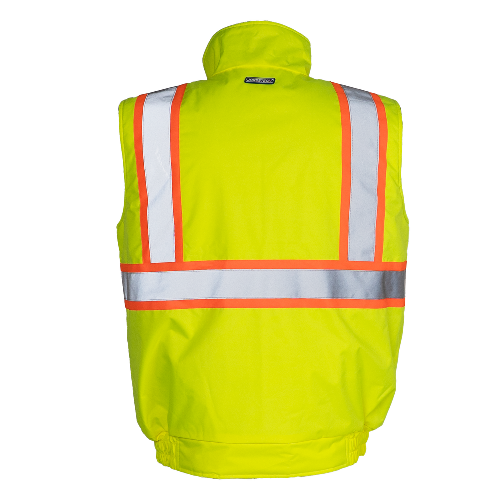 Hi-Vis Two Tone Fleece Insulated Safety Vest with Reflective Strips