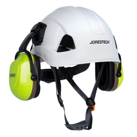Safety Helmet System with Removable Earmuffs