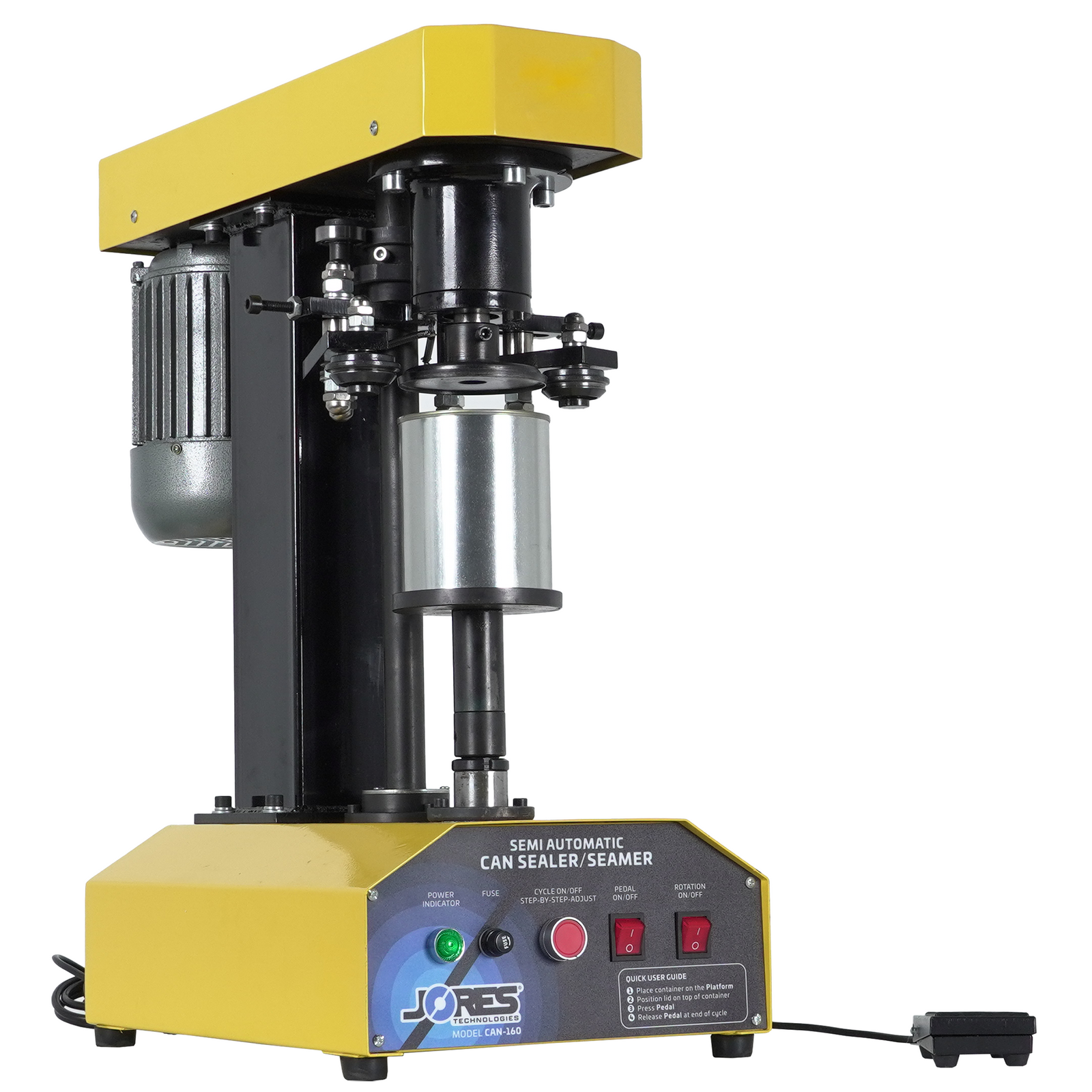 Semi automatic can sealer by JORES TECHNOLOGIES®
