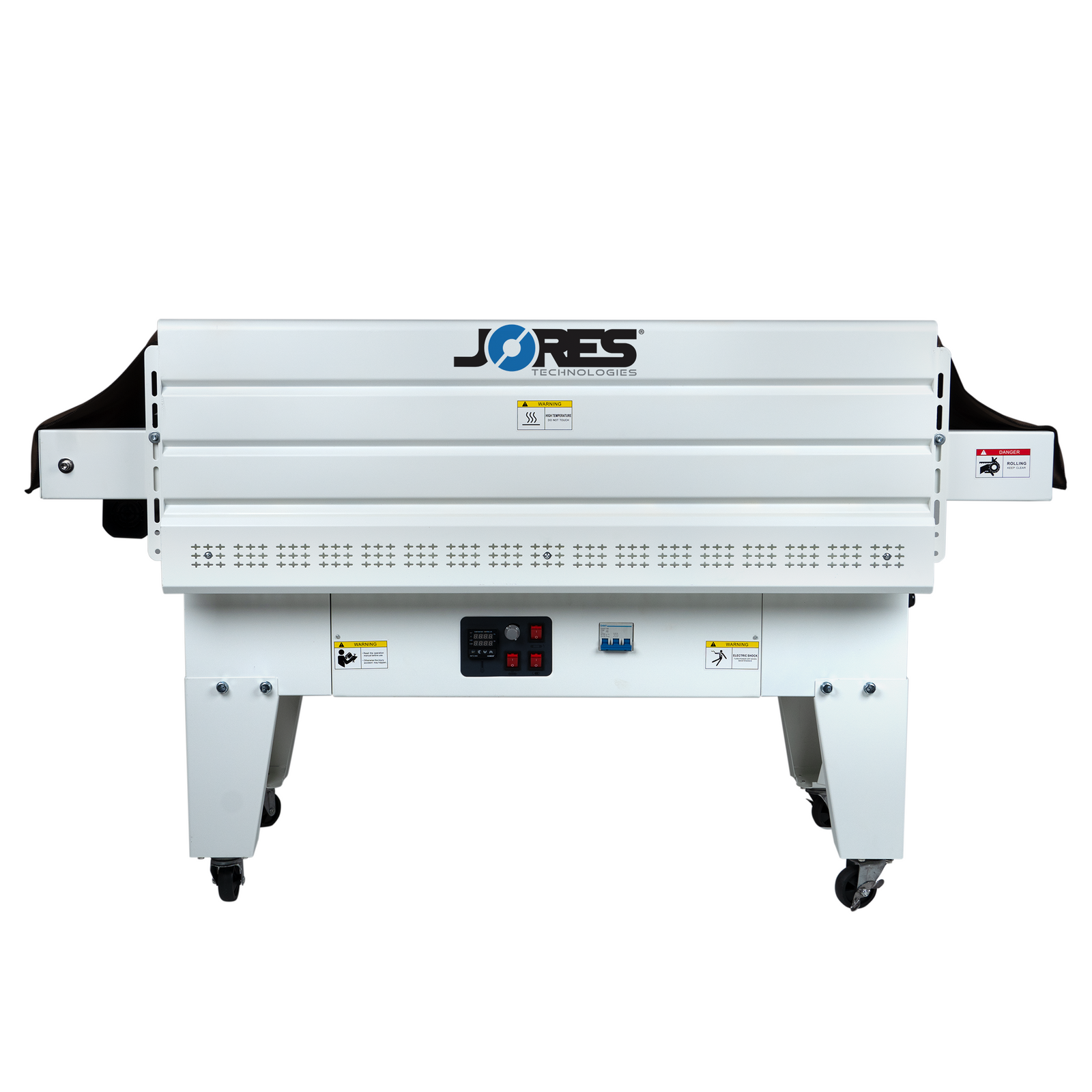 Shrink Wrapping Heat Tunnel with Mesh Conveyor Belt by JORES TECHNOLOGIES 