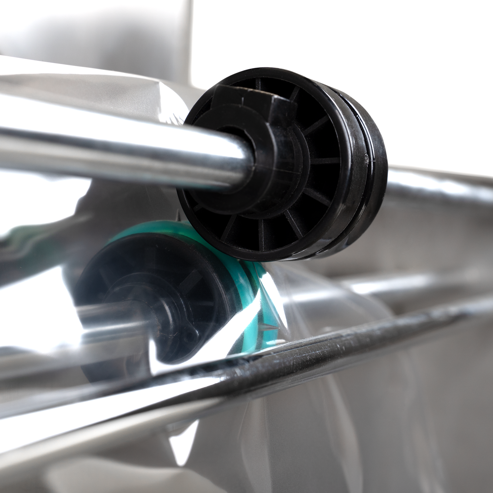 Devise to puncture and hold film in place on a JORES TECHNOLOGIES® L bar film sealer.
