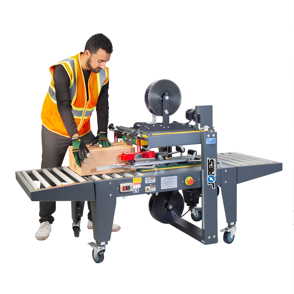 Ssl Case Machine Semi-Automatic Case Sealing Machine with Top/Bottom Traction ...