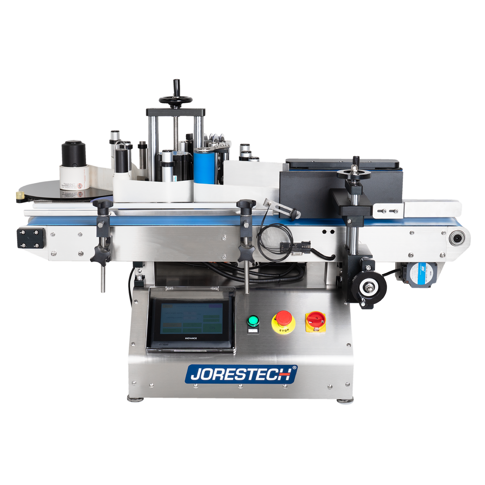 Table Top Automatic Labeling System with Coder for Round Containers ...