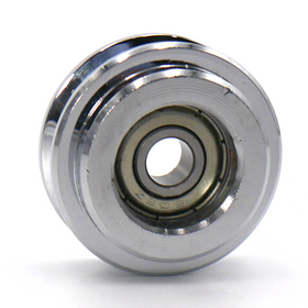Bottom guiding wheel used in a JORES TECHNOLOGIES continuous band sealer