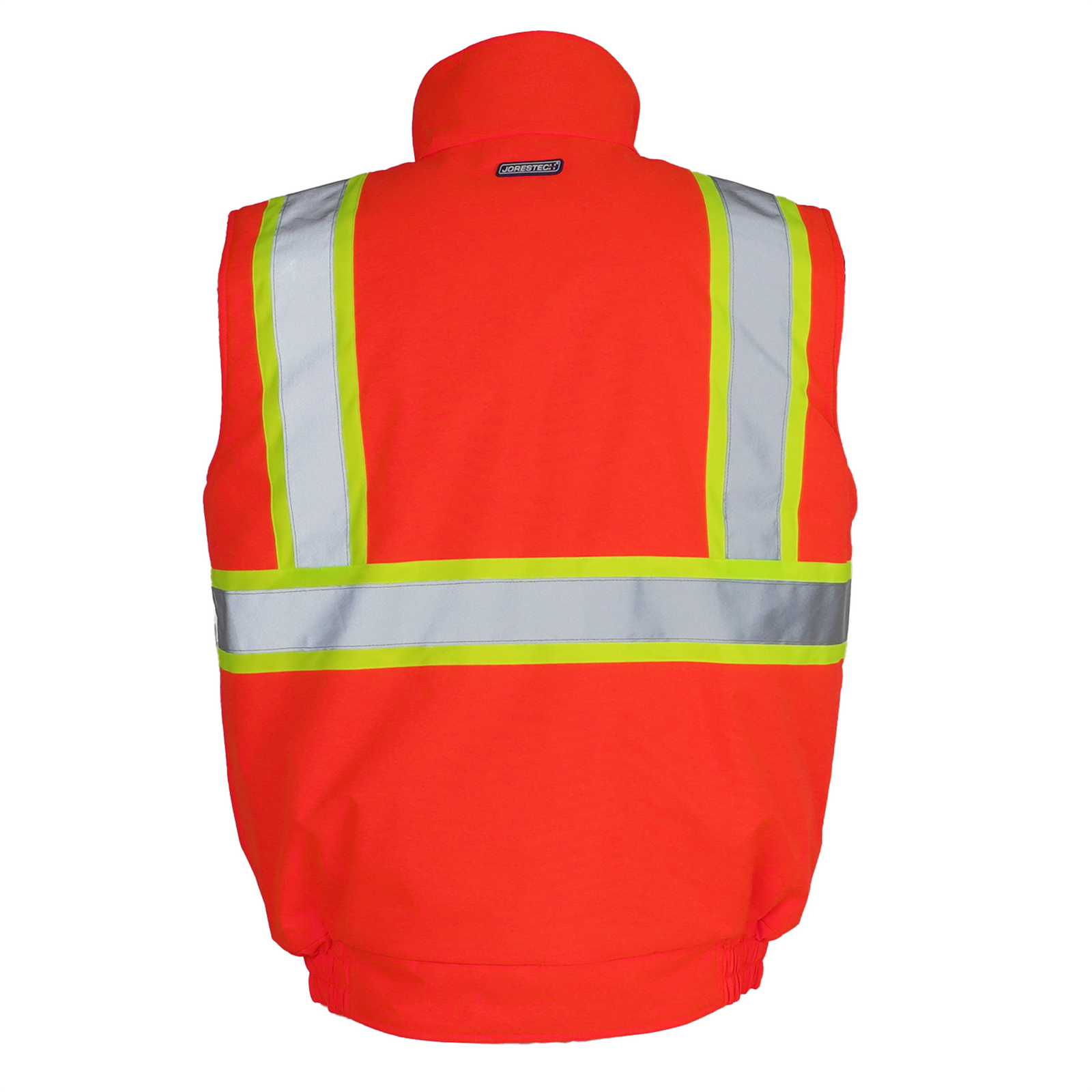 Hi-Vis Two Tone Fleece Insulated Safety Vest with Reflective Strips