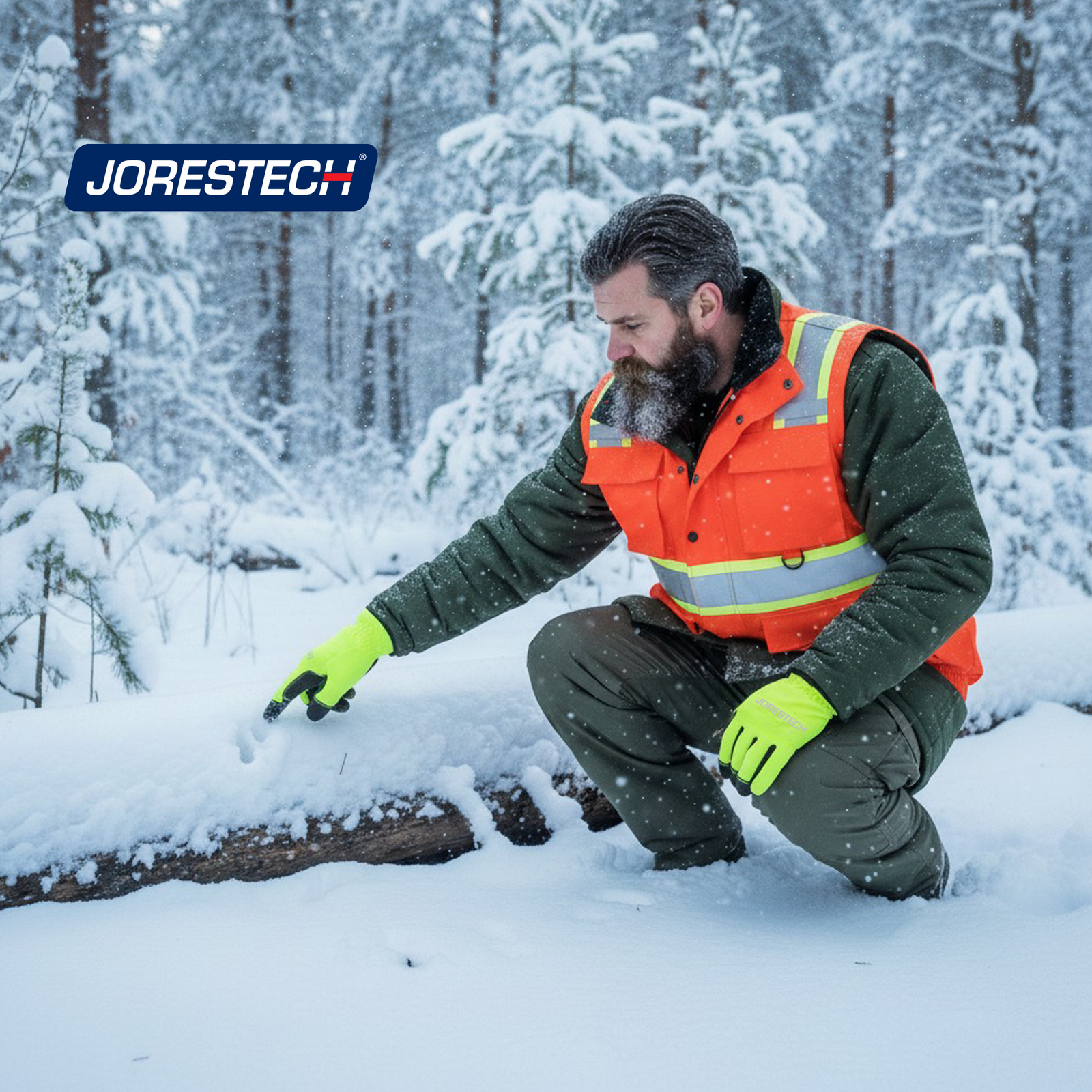 Hi-Vis Two Tone Fleece Insulated Safety Vest with Reflective Strips