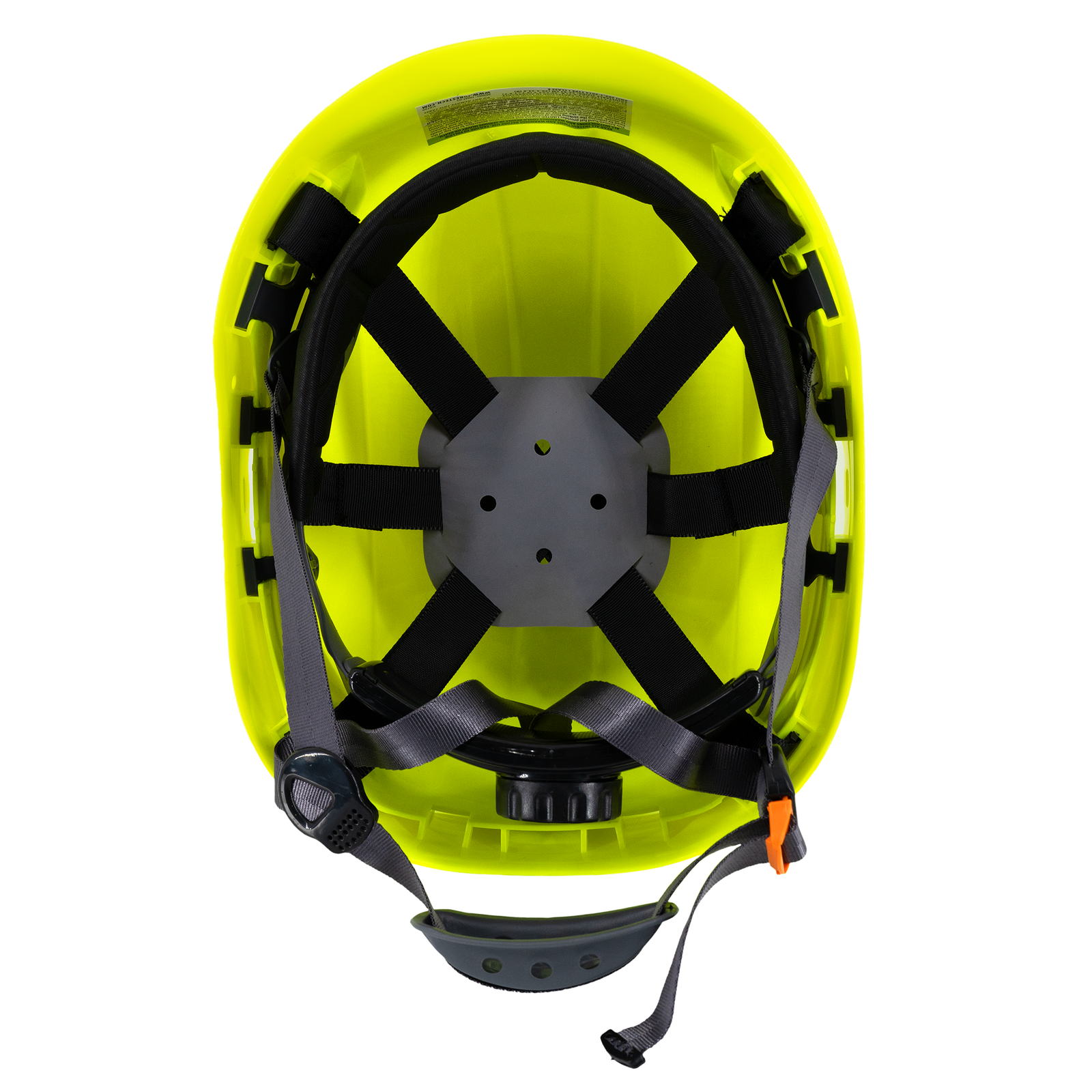 Rescue Hard Hat with Adjustable 6 Point Suspension