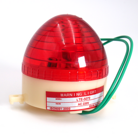 Red warning light for a semi-automatic powder auger filler machine