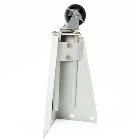 White Adjustable Leg and Caster for E-TUN-4525-H & E-TUN-4535-H 