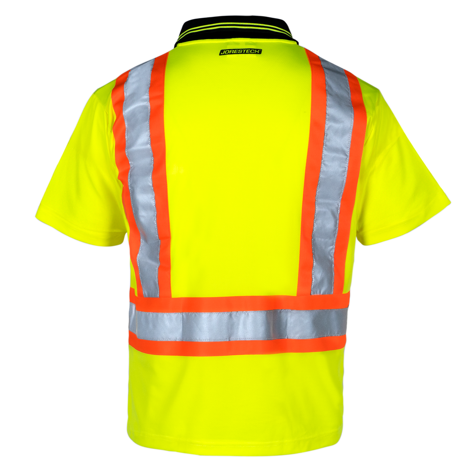 Hi-Vis Reflective Two-Tone Safety Polo Shirt