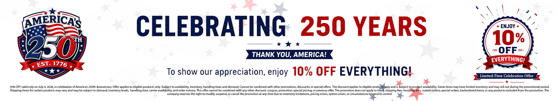 10 Percent off