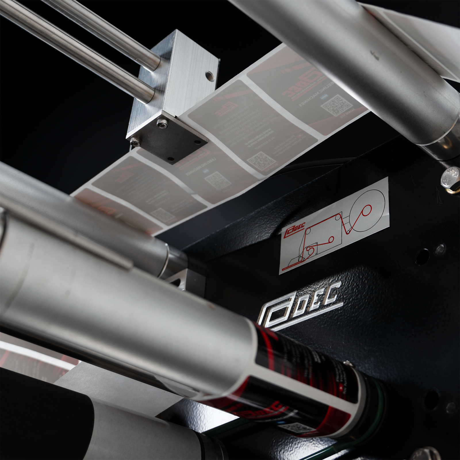 Semi-Automatic Label Applicator with configurable modules for different containers