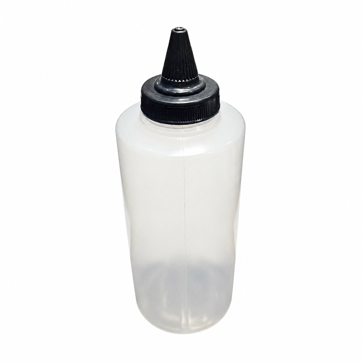A bottle with a cone shape cap which have been sealed with induction liners using the Jorestech electromagnetic cap sealer