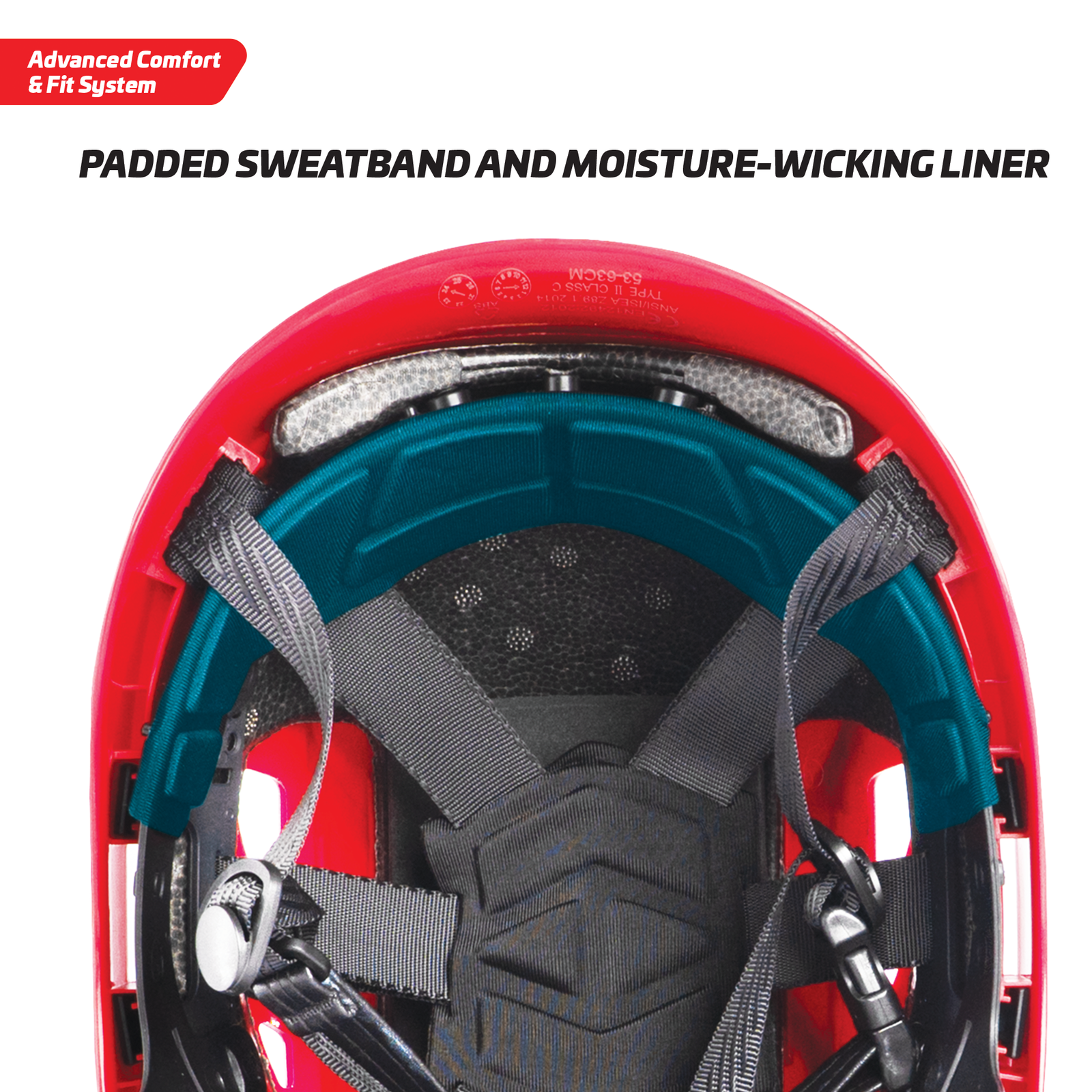 Type 2 Class C Safety Vented Helmet with Eye Visor Shield