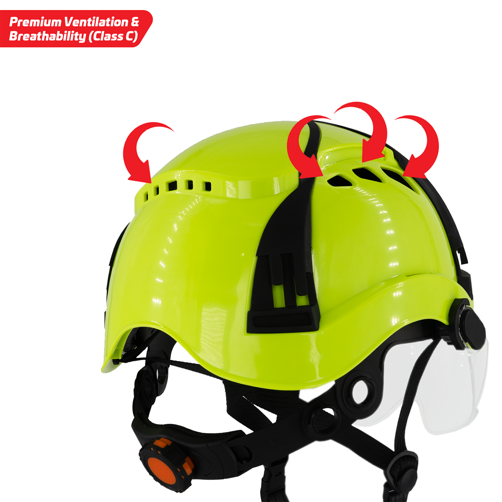 Type 2 Class C Safety Vented Helmet