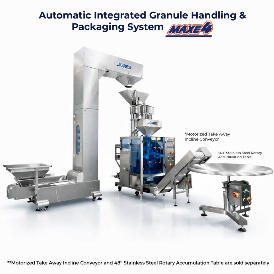 Automatic Integrated Granule Handling & Packaging System MAXE-4-V