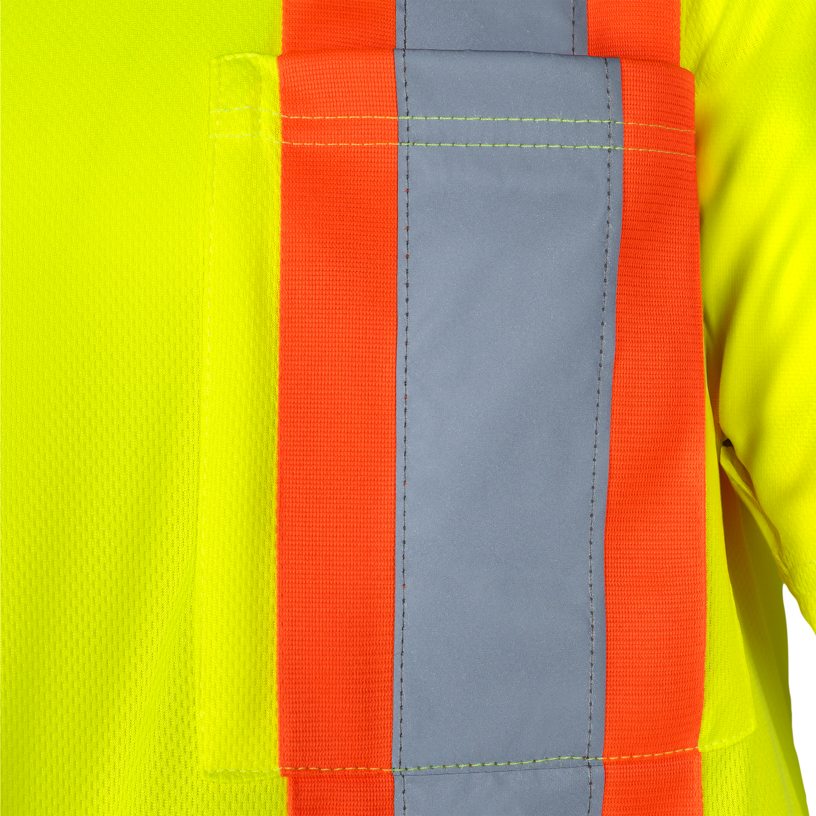 Hi-Vis Reflective Two-Tone Safety Polo Shirt