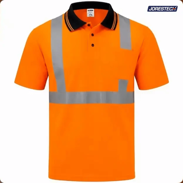Hi-Vis Reflective Safety Polo Shirt