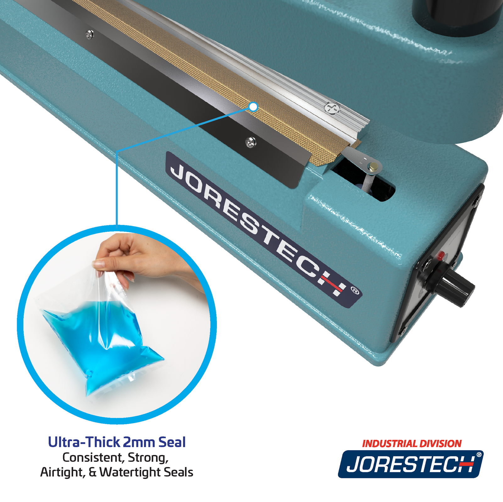 Bag Sealer with Cutter for Thermoplastic Materials – Technopack Corporation