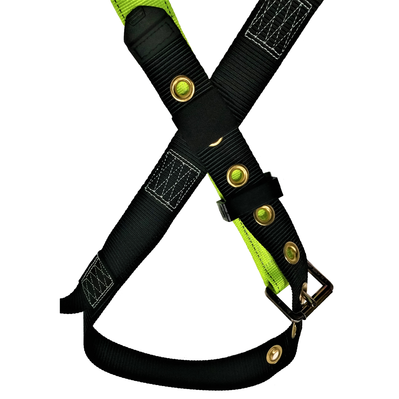 Keepers Fall Protection ANSI Hi-Vis Body Harness with D-Ring & Lanyard Keepers for Fall Arrest ...
