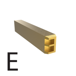 3mm Hot Stamp Type – E
