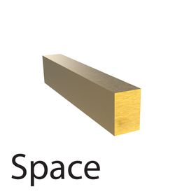 Diagonal view of the 3mm type character  Space used for hot stamp printing