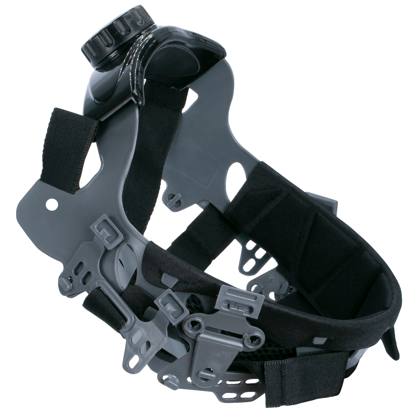 View of the 6 point ratchet suspension replacement system for JORESTECH hard hat 03 and 04
