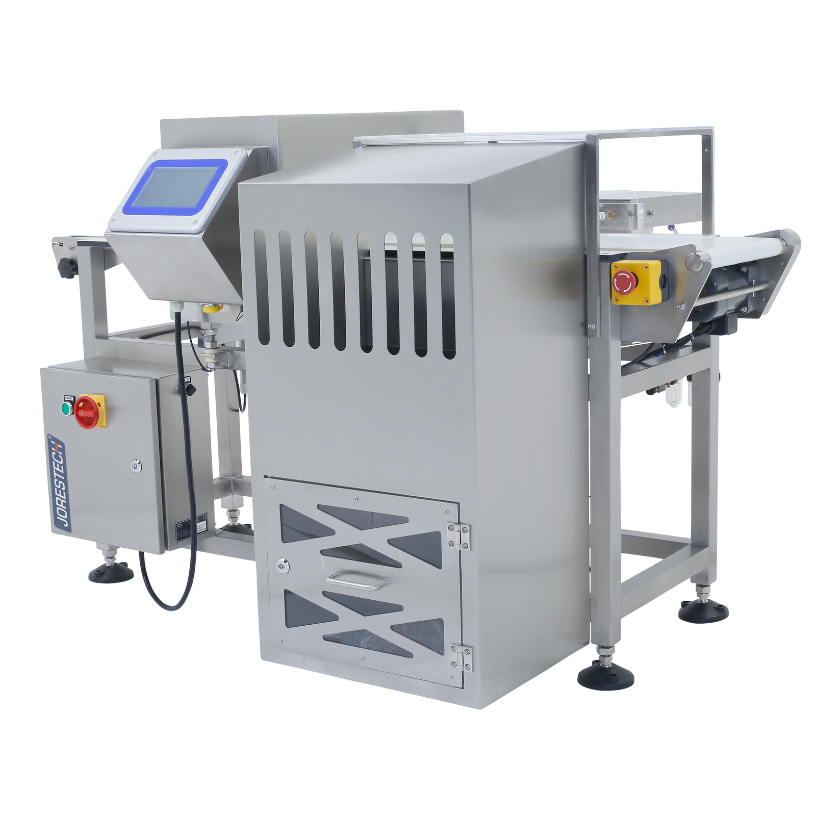 Inline System Metal Detector with Integrated Conveyor and Rejection ...