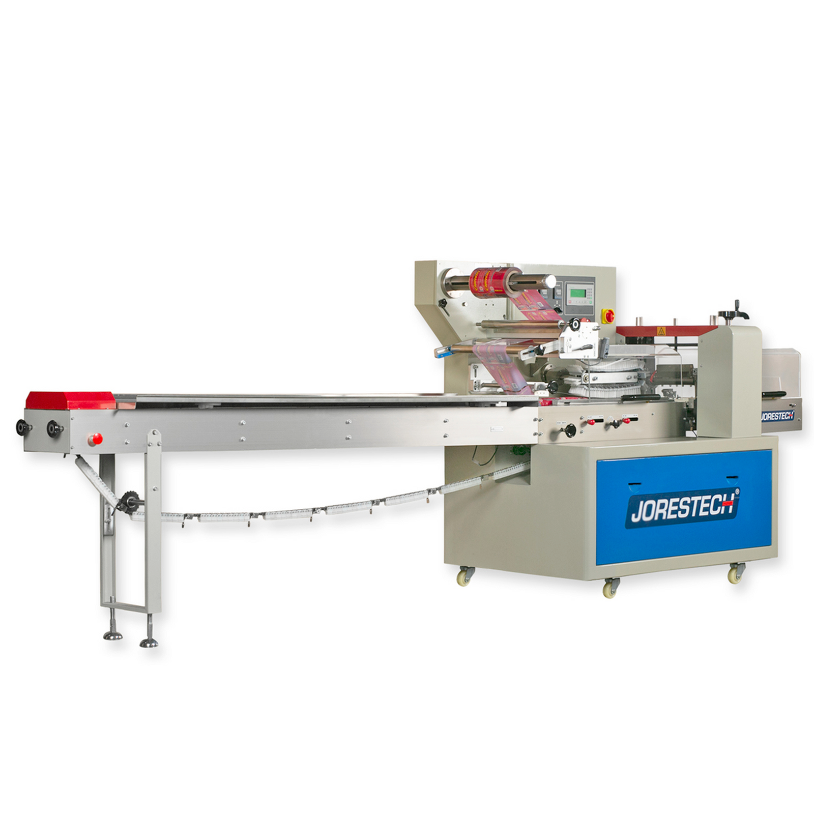 A JORES TECHNOLOGIES® automatic horizontal flow wrapper.