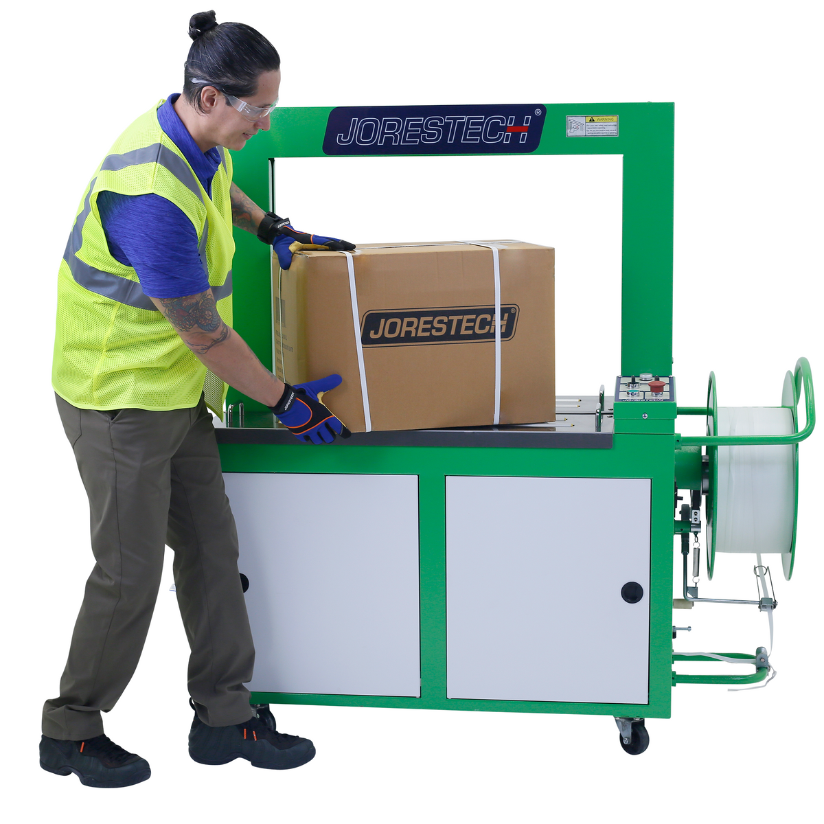 Automatic Polypropylene Strapping Machine for Packaging Boxes and ...