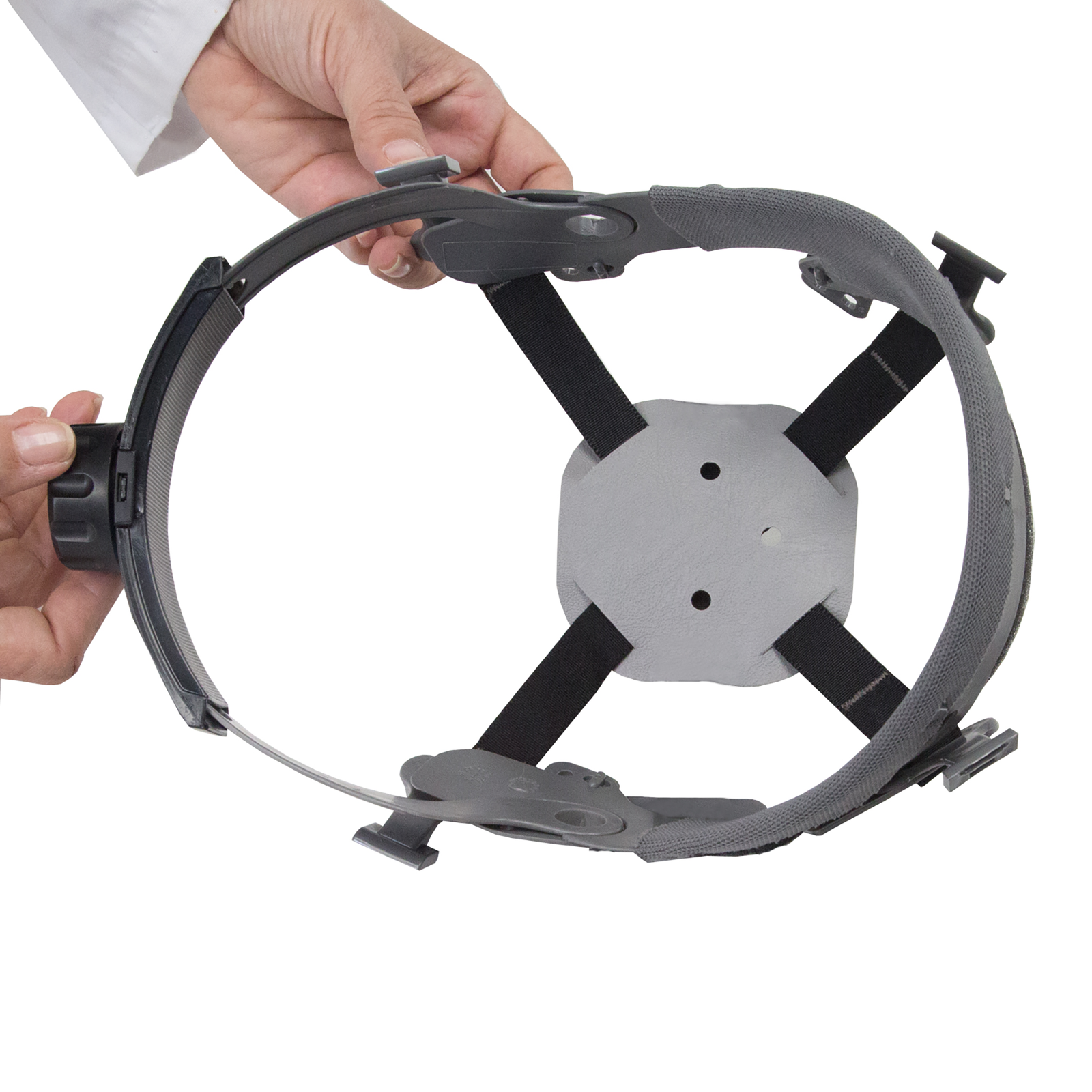 4 point suspension of the JORESTECH cap style hard hat