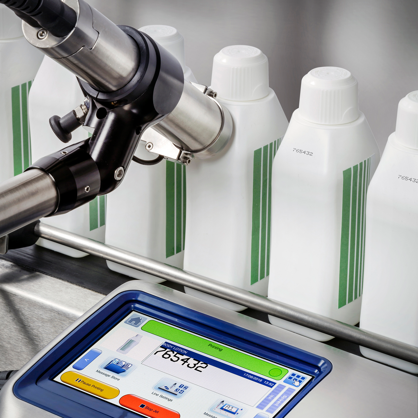 CIJ Inkjet Coding Machine for Date, Batch & Lot Number Printing ...