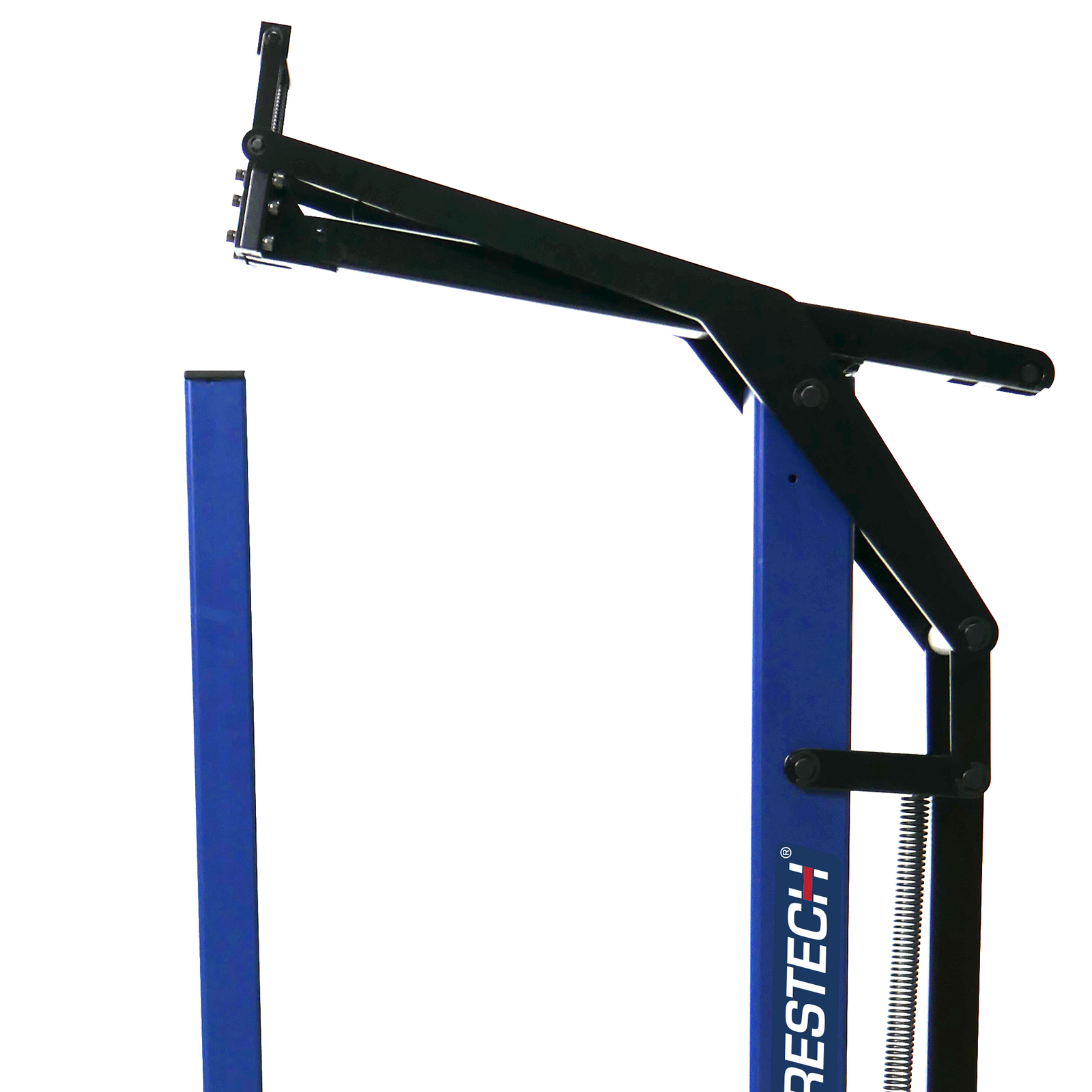 Side view of the stapling head on a bottom stapler for boxes and cartons