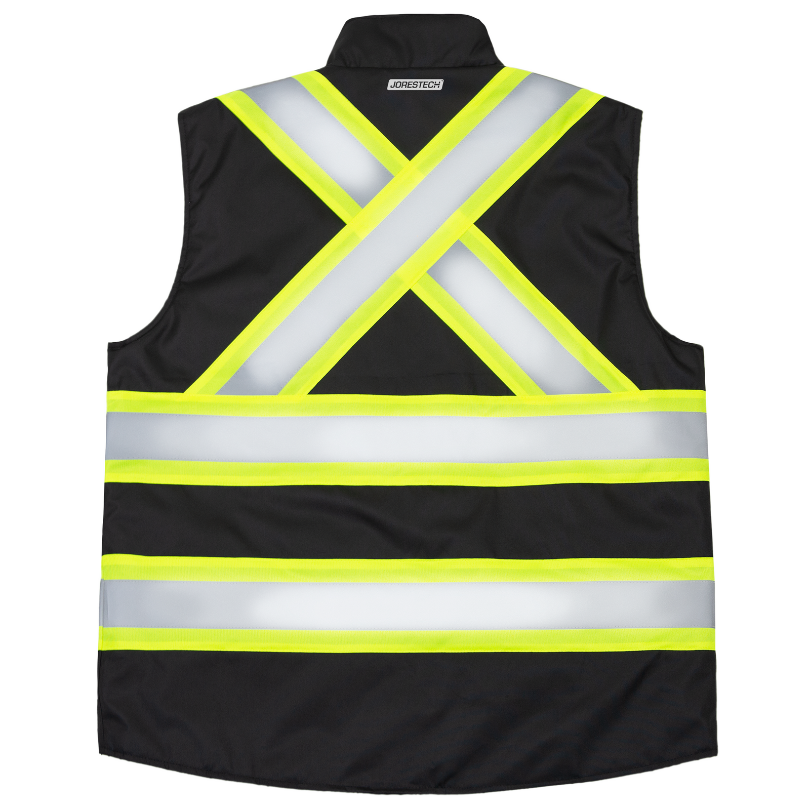 Hi-Vis X-Back Reversible Insulated Safety Vest with Reflective Hi-Vis X-Back Reversible Insulated Safety Vest with Reflective