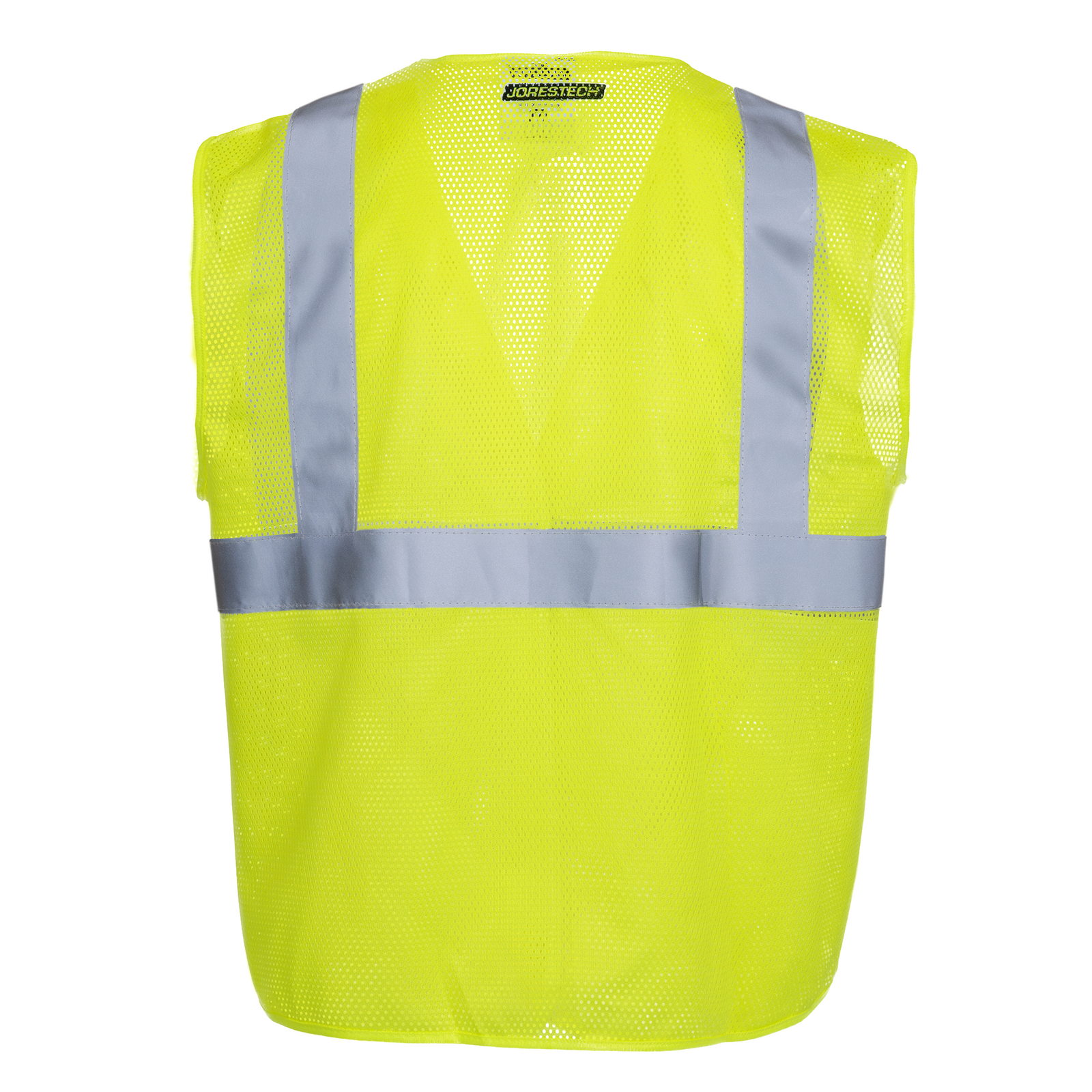 Lime/Yellow hi visibility safety vest with 2 inches reflective strip