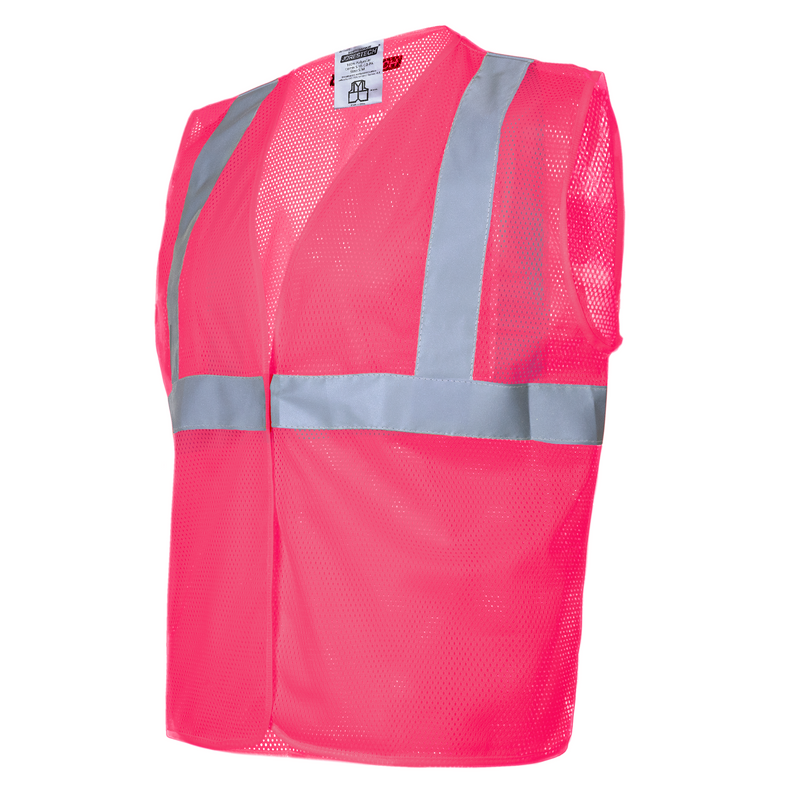 Hi-Vis Mesh Safety Vest with 2 Hi-Vis Mesh Safety Vest with 2