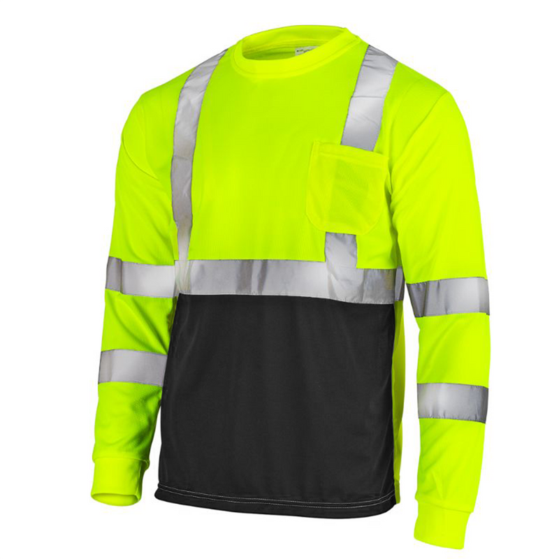 high vis dress shirt Red Kap Men's Enhanced Visibility Industrial Work Shirt | Size: Xl | Light Grey