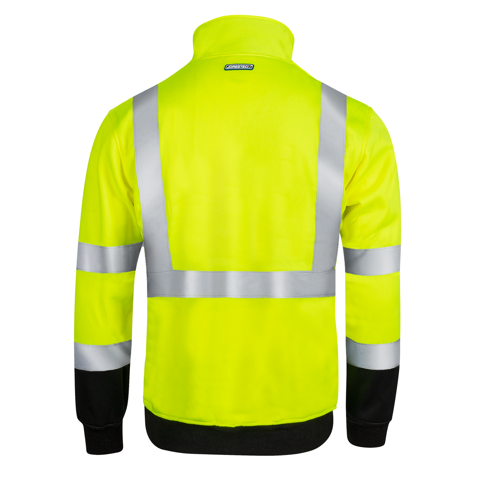 Lime JORESTECH hi-vis safety sweater with 2