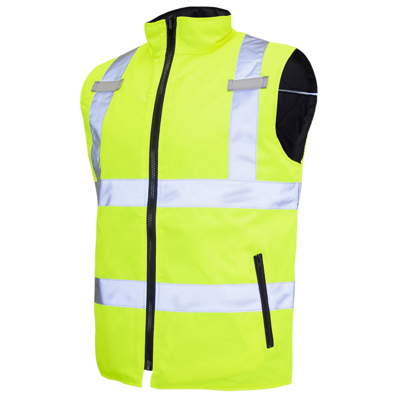 ANSI Insulated High Visibility Safety Vest | Reversible 2-in-1