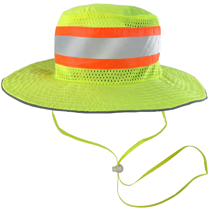 High Visibility Beanie Hat with ANSI Reflective Tape – Technopack
