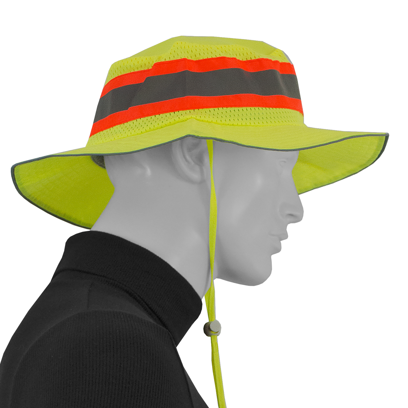 Hi-Vis Two-Tone Safety Boonie with Reflective Stripe
