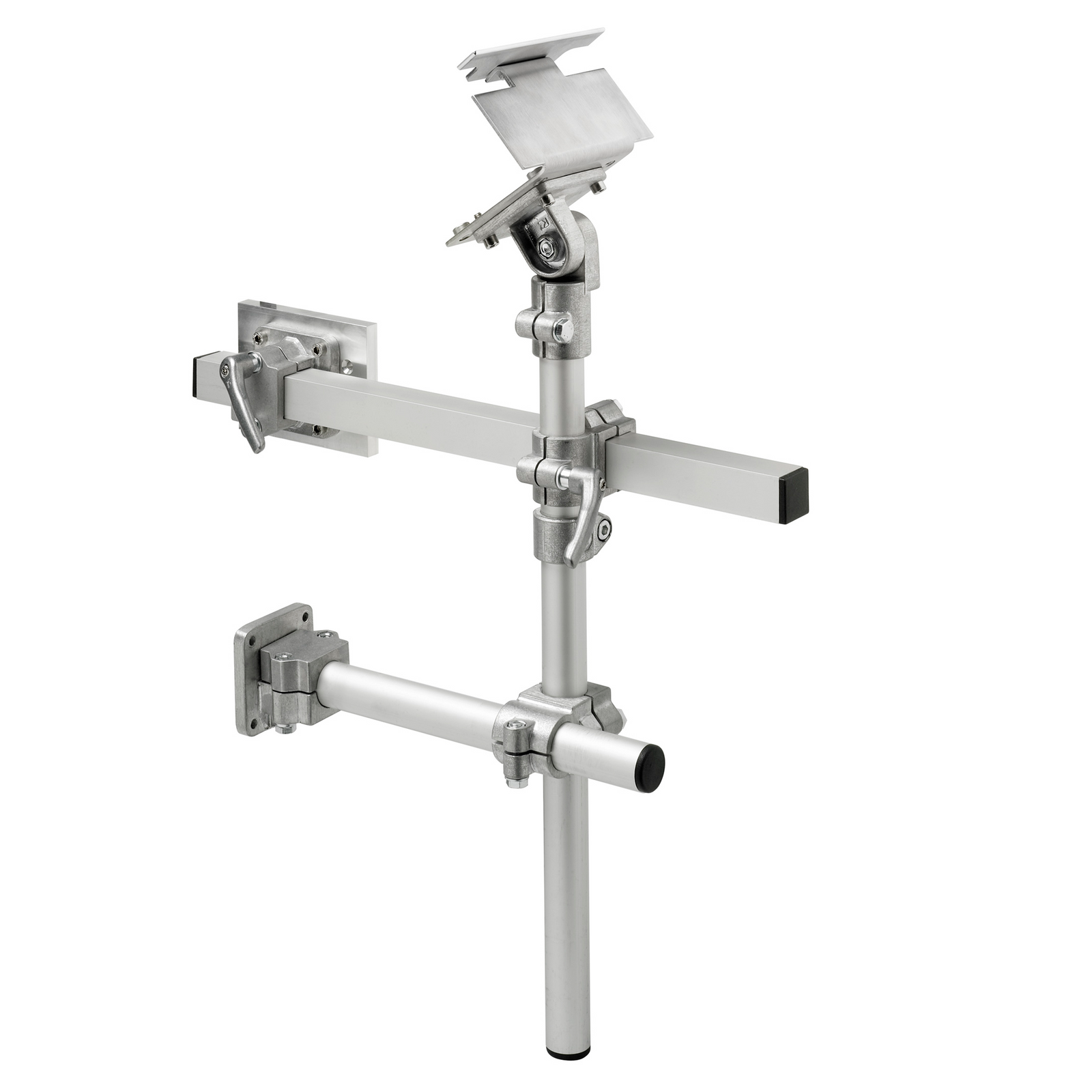 Stainless steel stand compatible with the linx IJ375 inkjet case coder