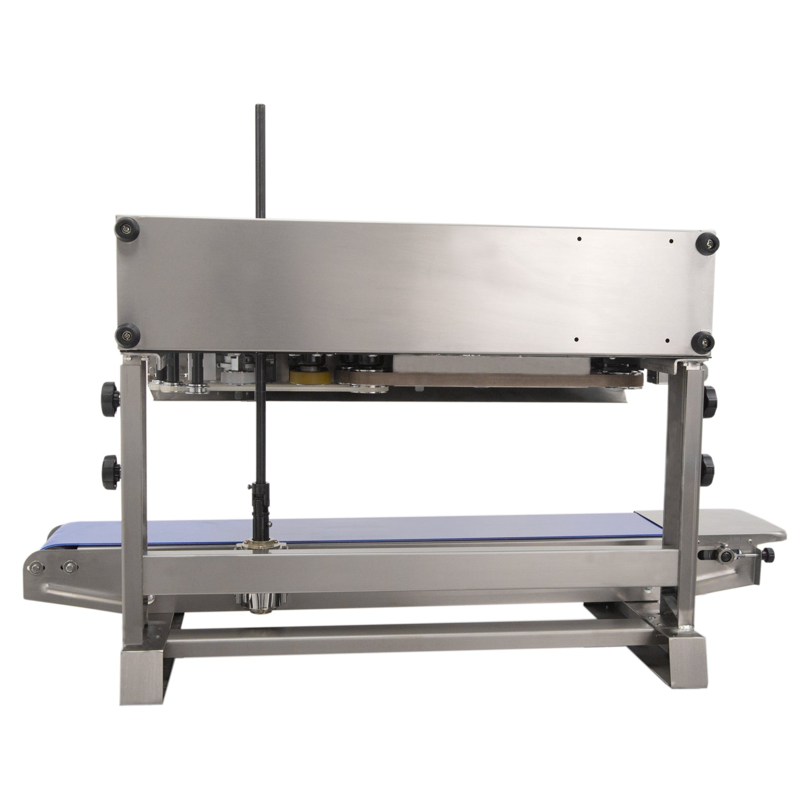 back view of stainless steel continuous band sealer