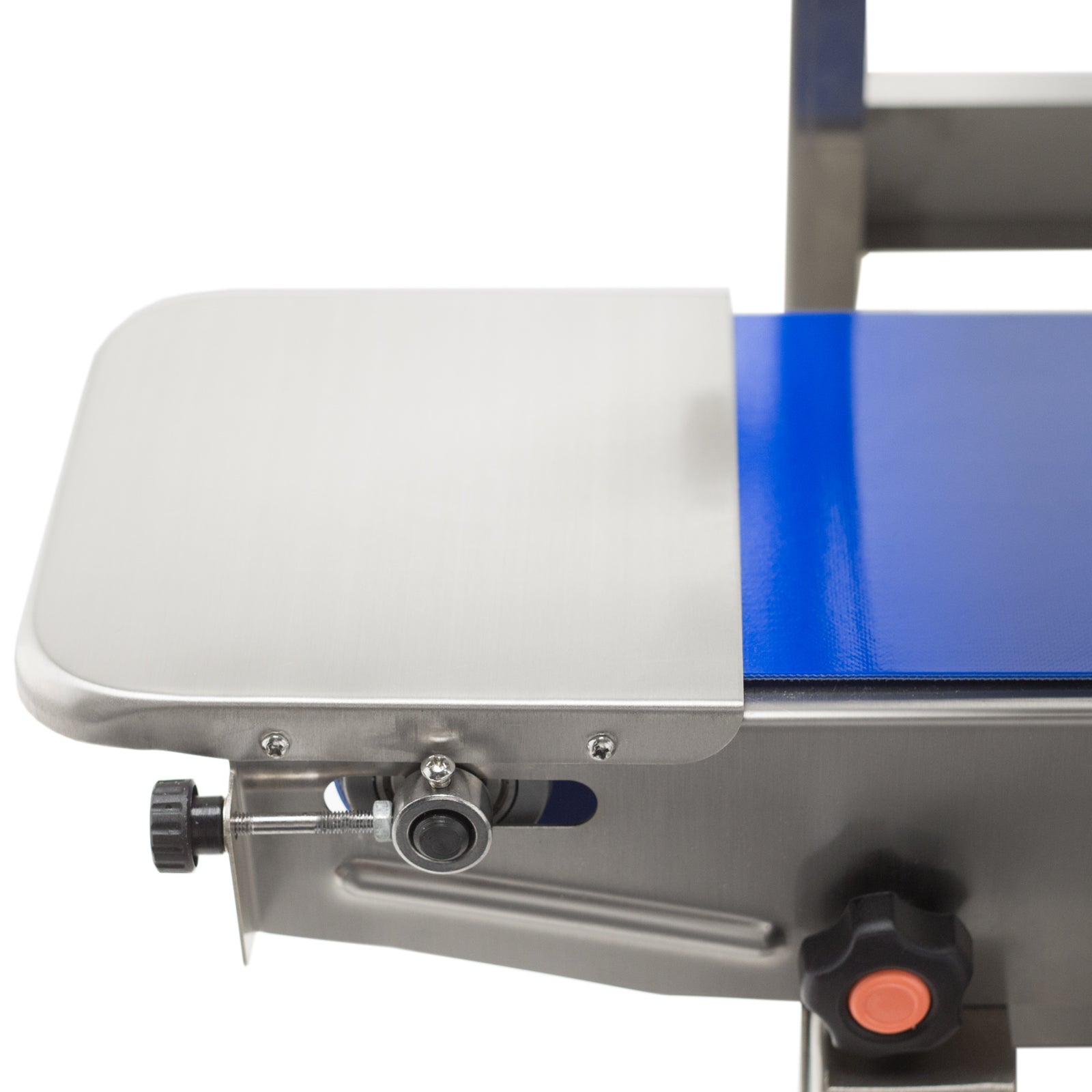close up the base and motorized band of stainless-steel JORES TECHNOLOGIES® bag sealing machine