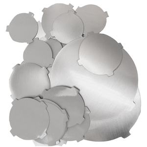 Large group of induction liners with tabs of different sizes 