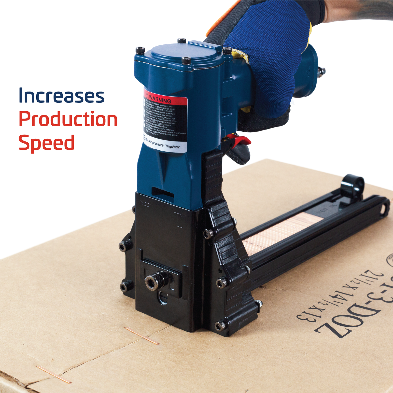 Box Using Stapler Staple Air Gun for Cardboard Boxes – Technopack Corporation