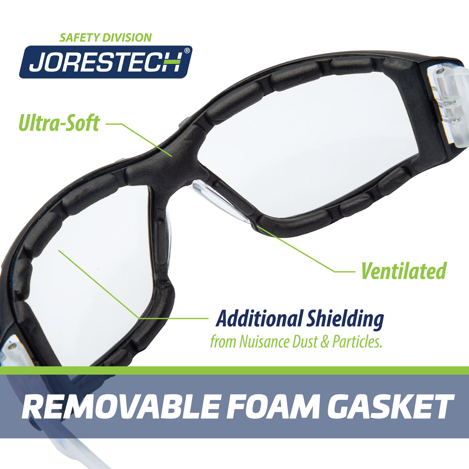 Safety Glasses With Foam Seal