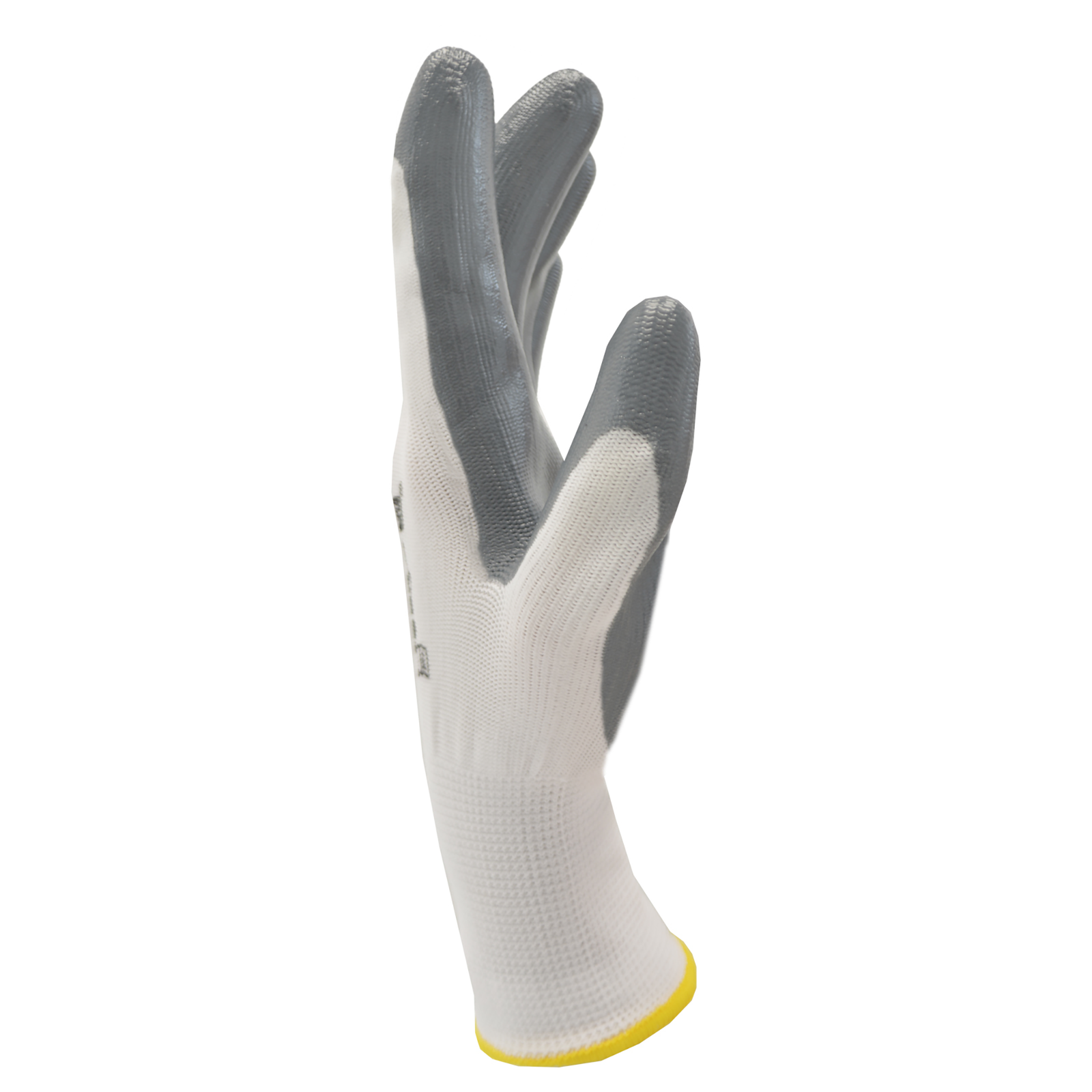 Side of one JORESTECH safety work glove with nitrile dipped palm